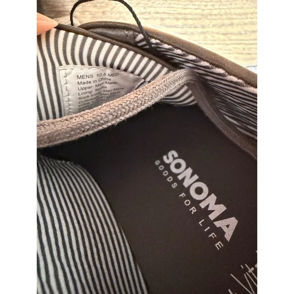 Sonoma Goods For Life Mens Vitalize‎ OrthoLite Brown Dress Shoes Oxford 10.5 M